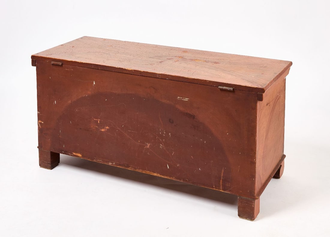 Blanket Chest in Salmon Paint - 4