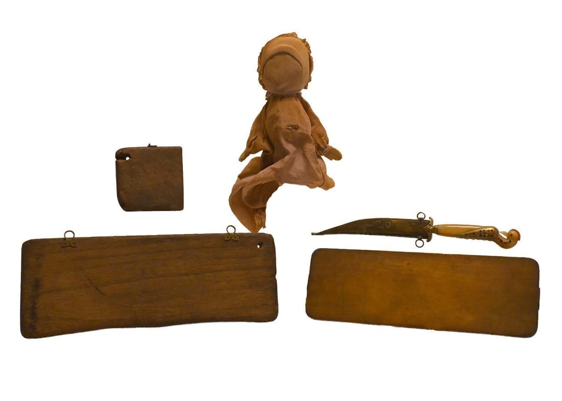 Estate Group with Carved Puppet - 2