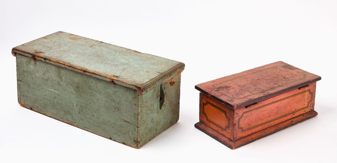 Two Small Painted Chests - 3