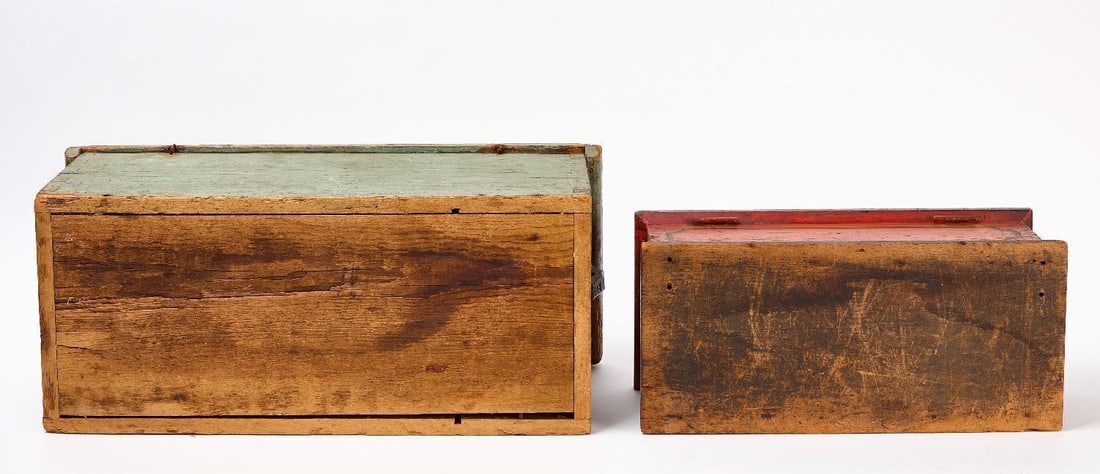 Two Small Painted Chests - 4