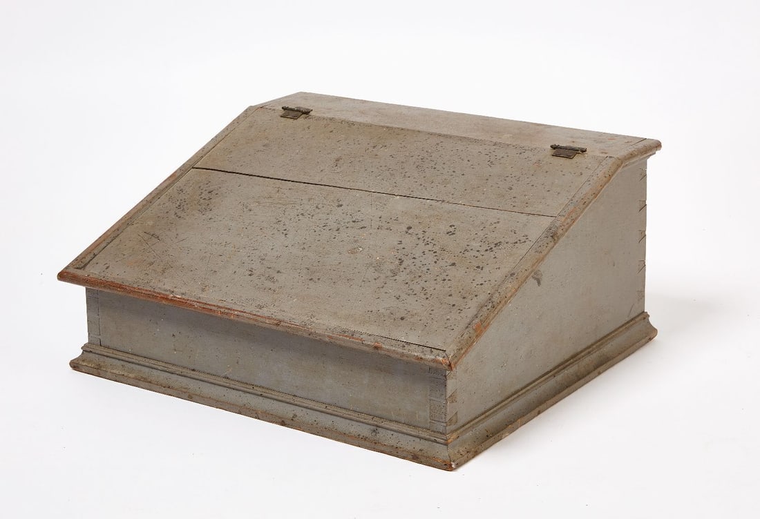 Painted Slant-Lid Countertop Box (1 of 4)