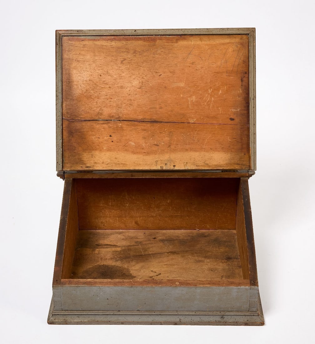 Painted Slant-Lid Countertop Box - 2
