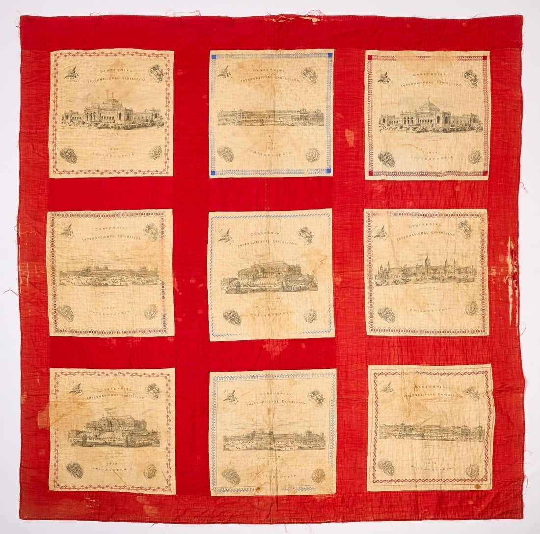 Philadelphia Centennial International Exhibition Quilt (1 of 3)