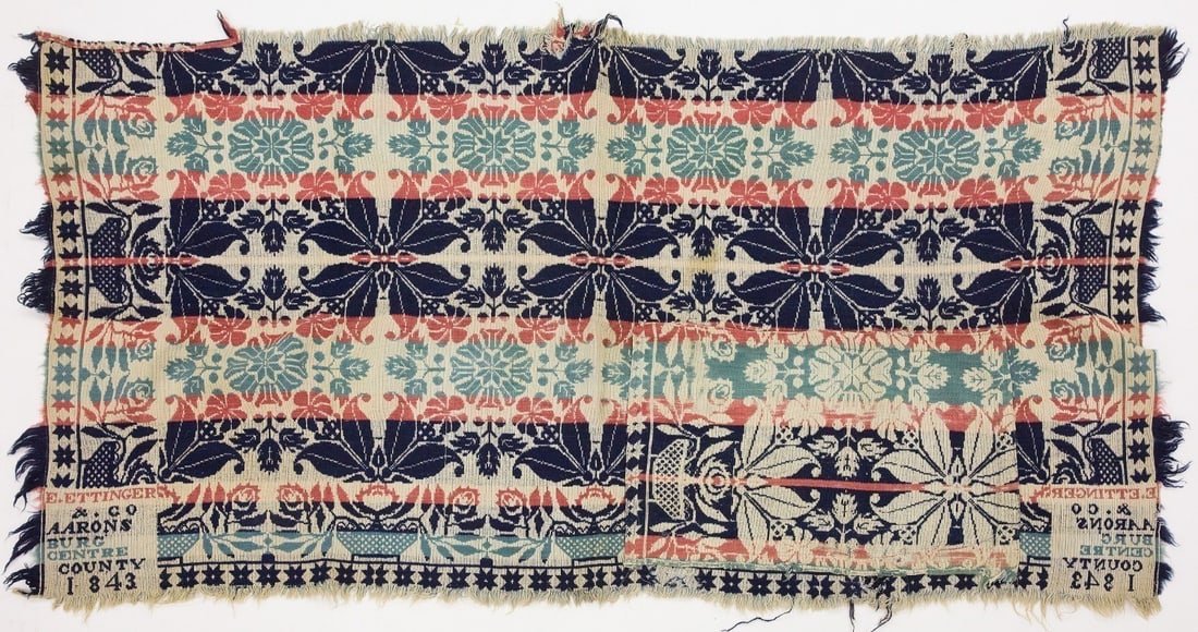 Early Pennsylvania Coverlet - 4
