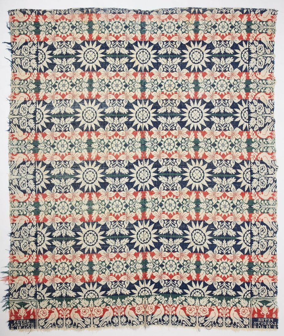Group of Early Fabrics - Quilts and Coverlets - 7