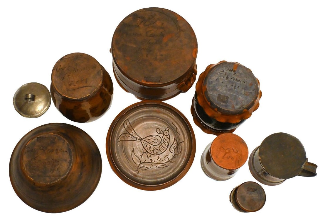 Group of Contemporary Redware Pottery - 3