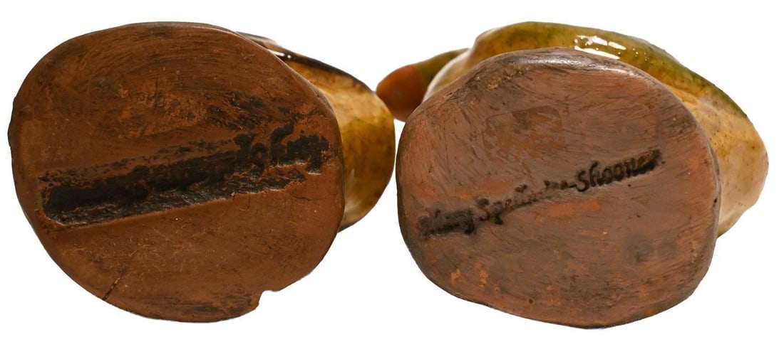 Group of Contemporary Redware Figurines and Plates - 8