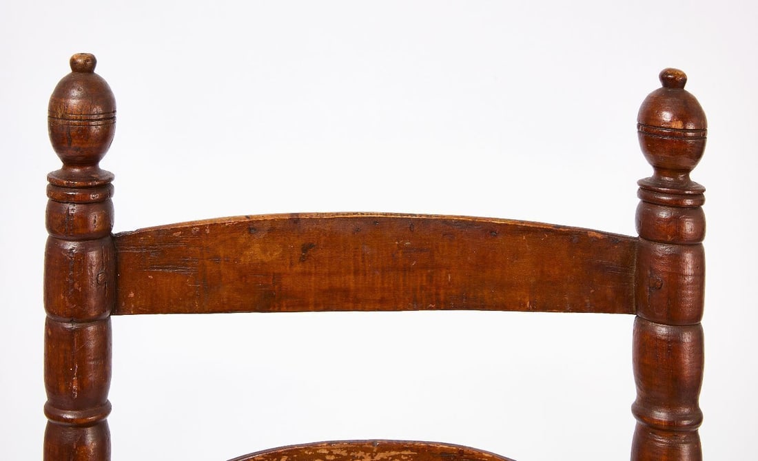 Early Ladder-Back Arm Chair - 2