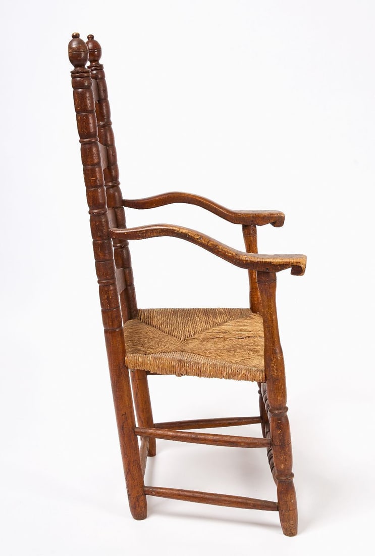 Early Ladder-Back Arm Chair - 3