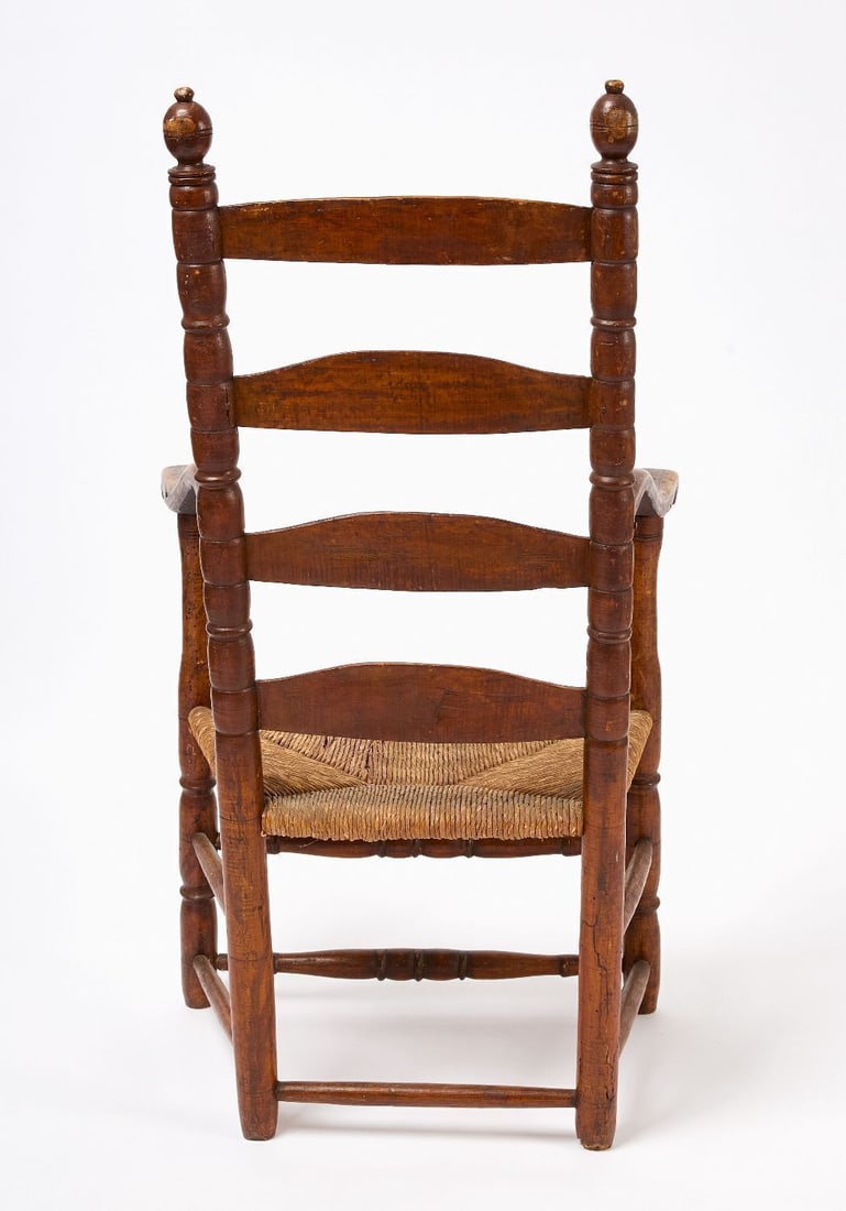 Early Ladder-Back Arm Chair - 4