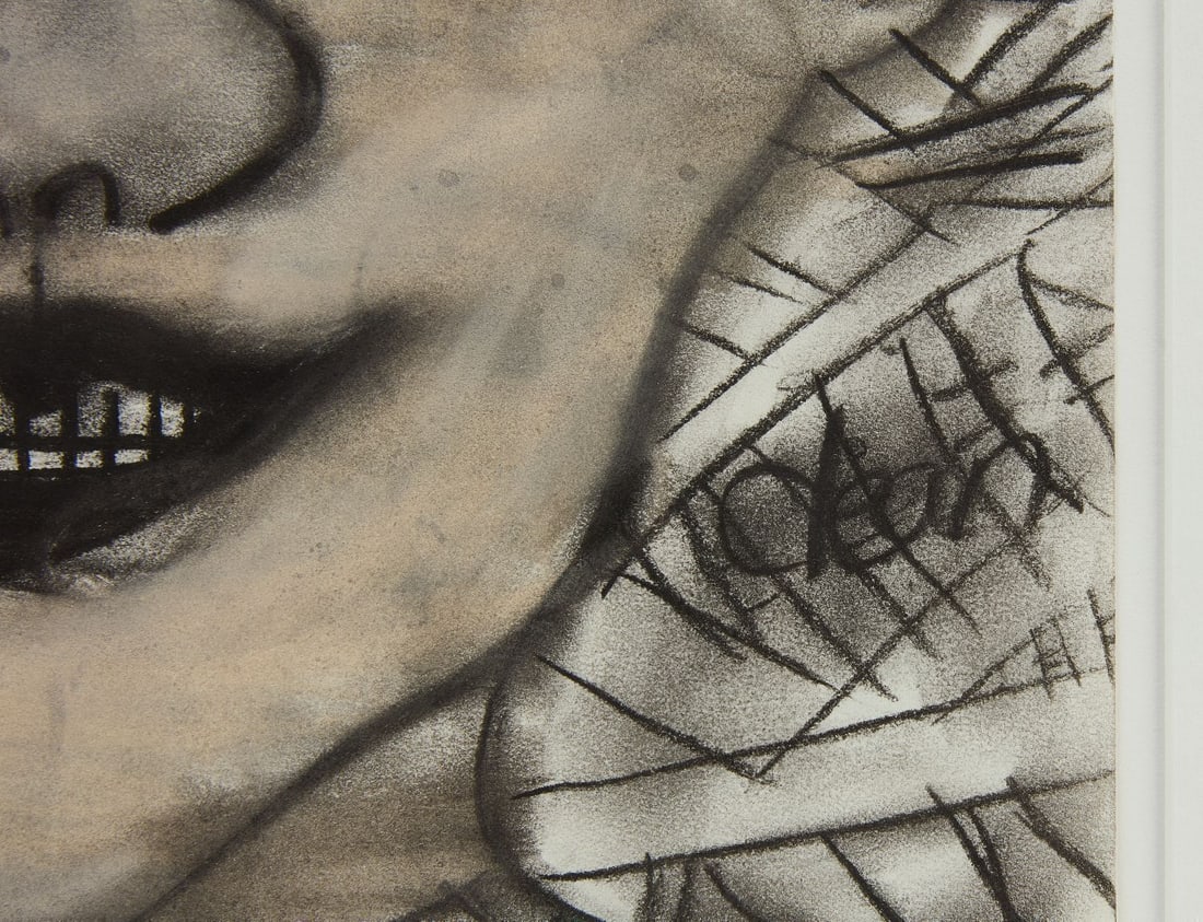 Two Outsider Art Works on Paper, Signed "Frankie" and "Dean" - 4