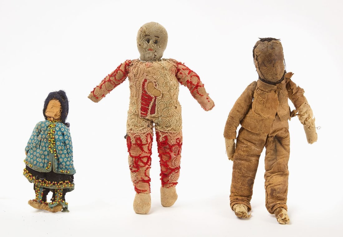 Three Early Handmade Dolls (1 of 2)