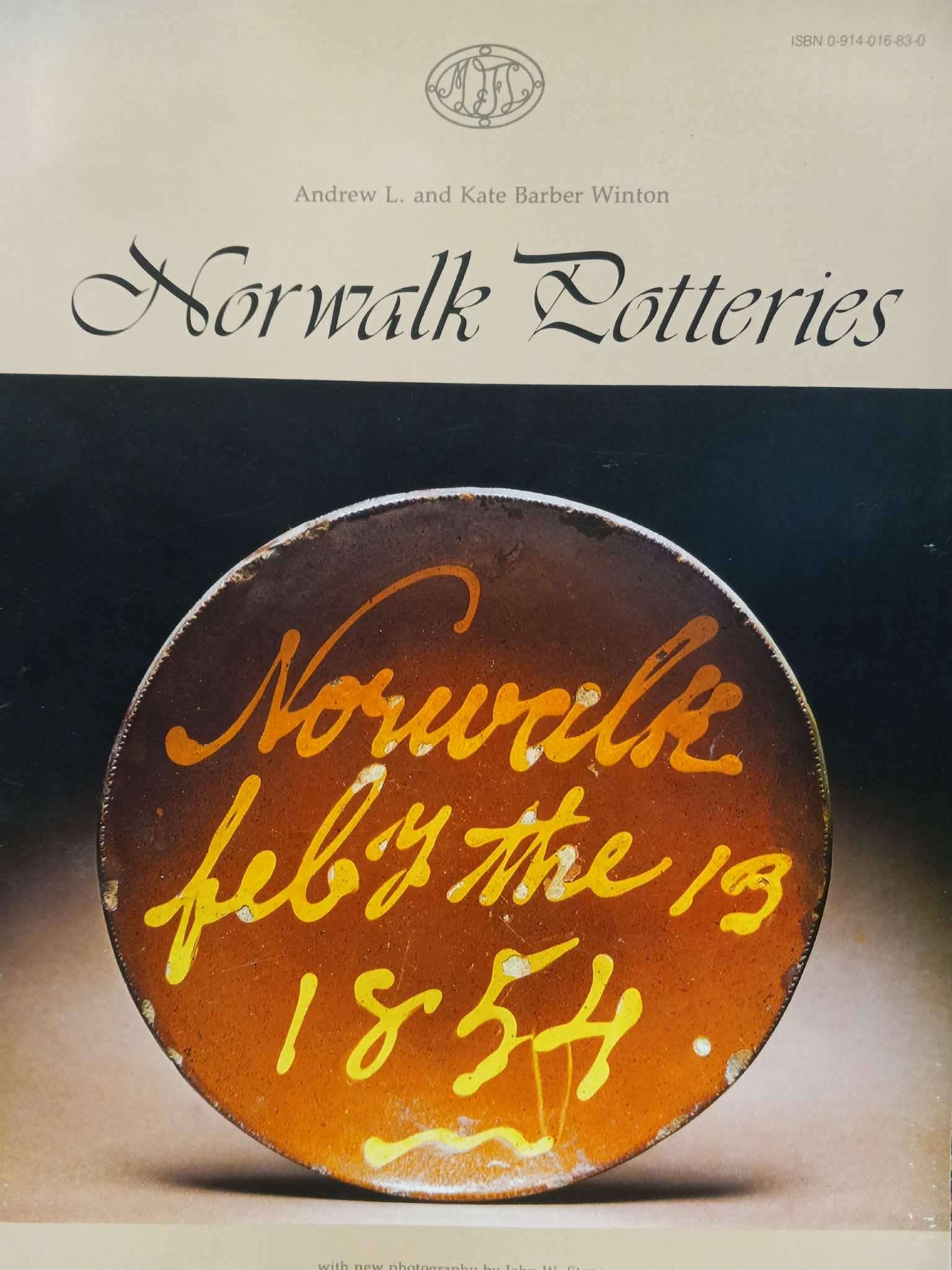 Four Norwalk Slip-Decorated Redware Plates - 4