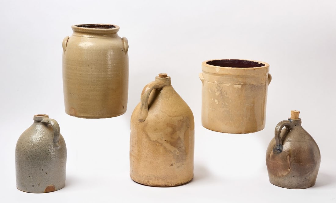 Five Pieces of Stoneware - 2