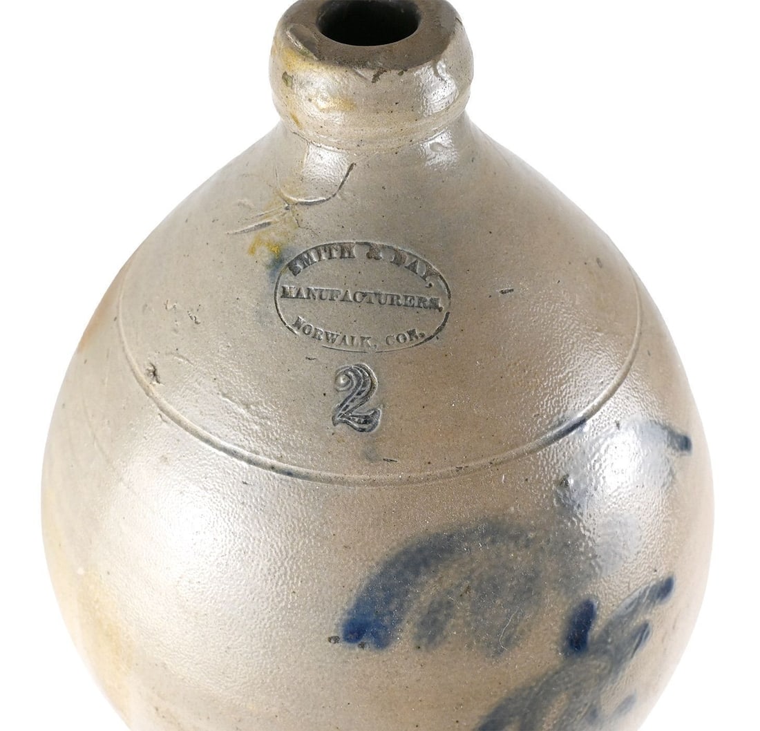 Smith & Day Two-Gallon Stoneware Jug, Norwalk, Connecticut - 3