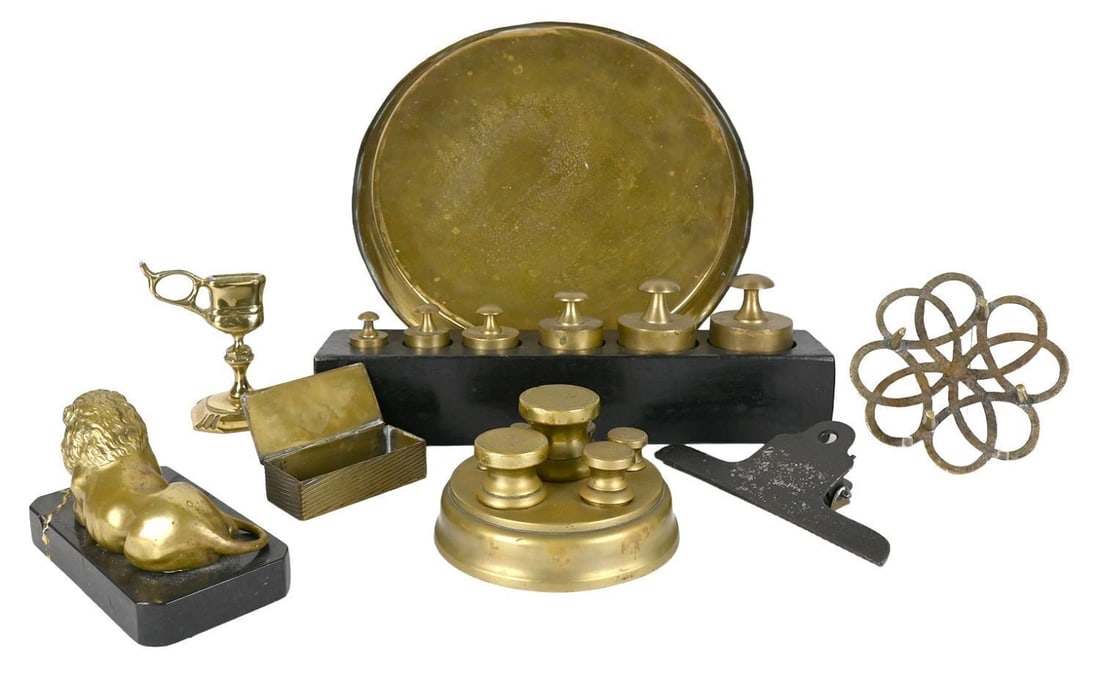 Large Group of Brass Objects - 2