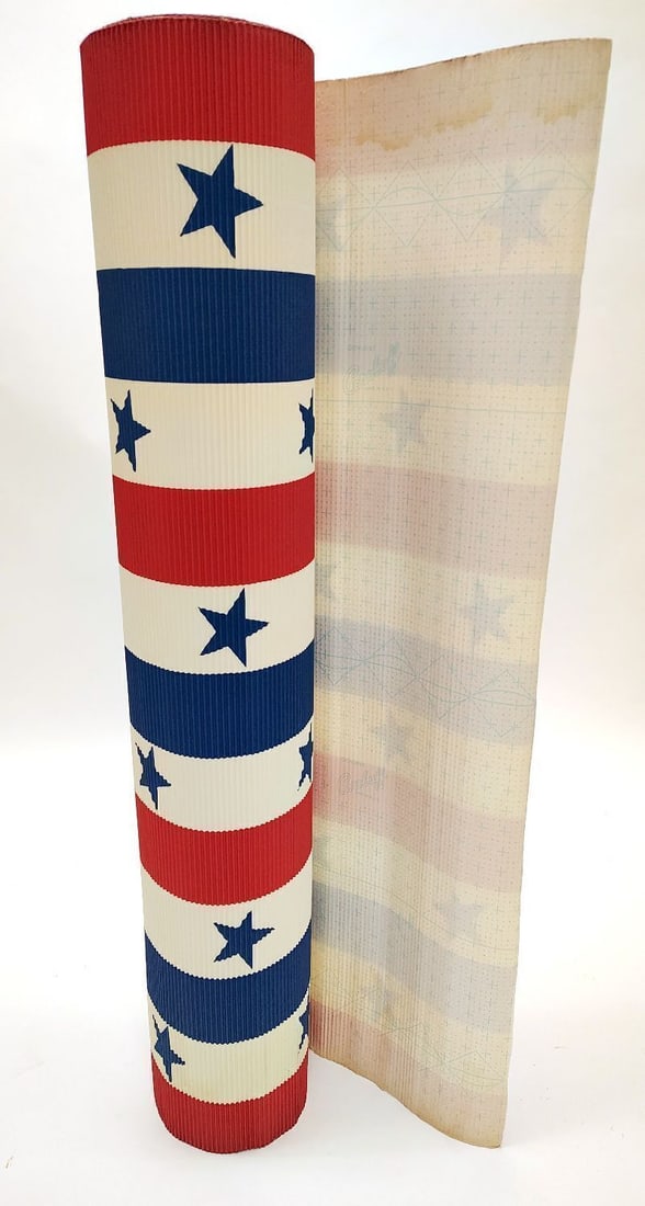 Two American Flags, Star Field Banner, and Patriotic Bunting - 7