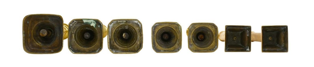 Group of Brass Candlesticks - 3