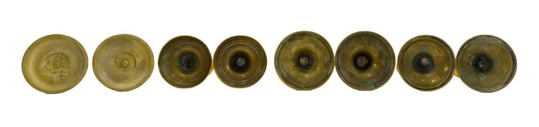 Group of Brass Candlesticks - 5