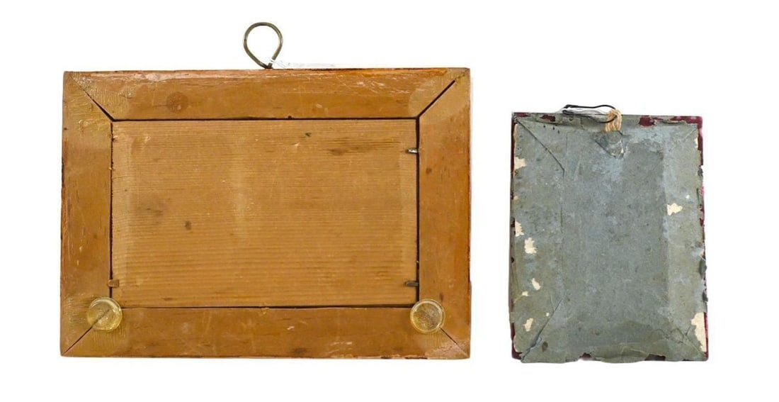 Group of Folk Art Objects, Including Theorems and Adirondack Frames - 2