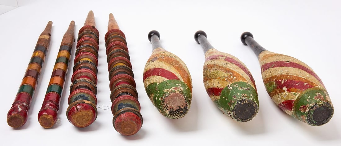 Group of Pins and Juggling Clubs - 3
