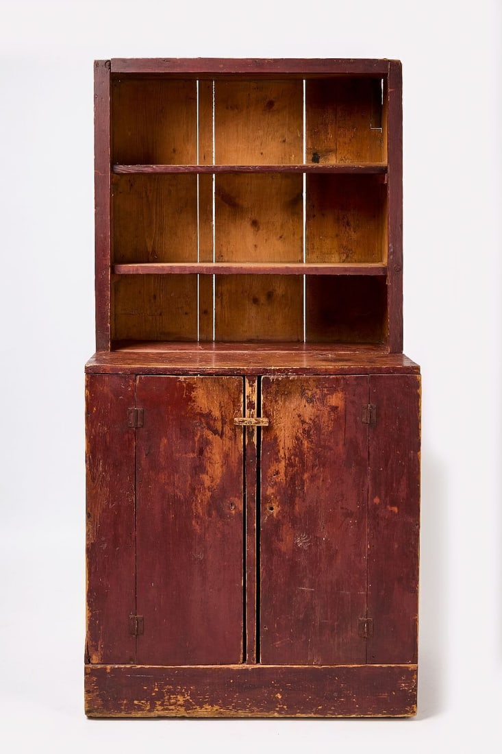 Painted Stepback Cupboard (1 of 6)