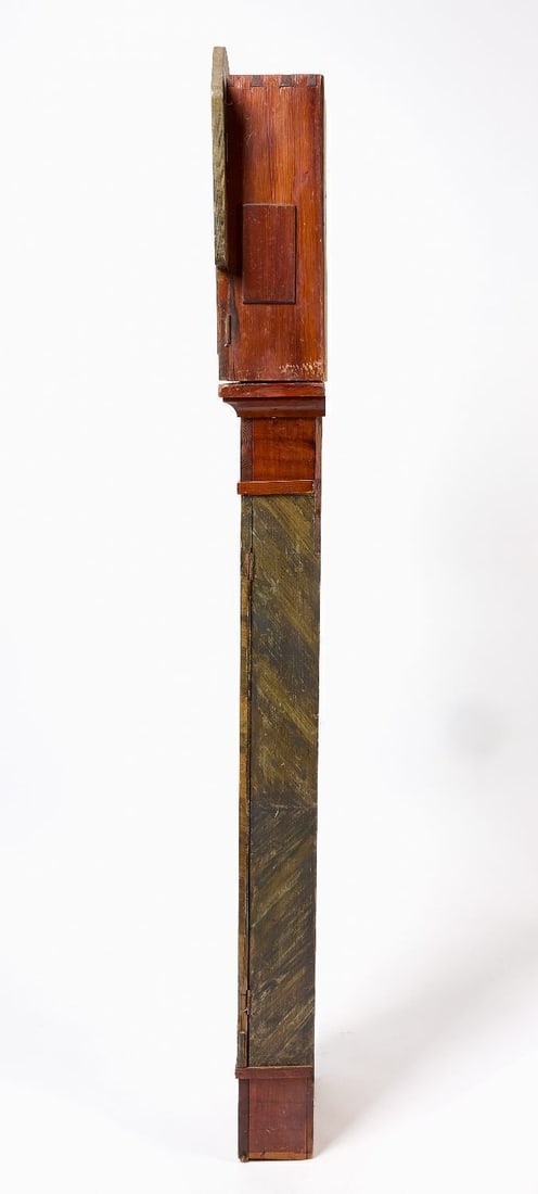 R. Hartmann Paint-Decorated Tall Clock - 5