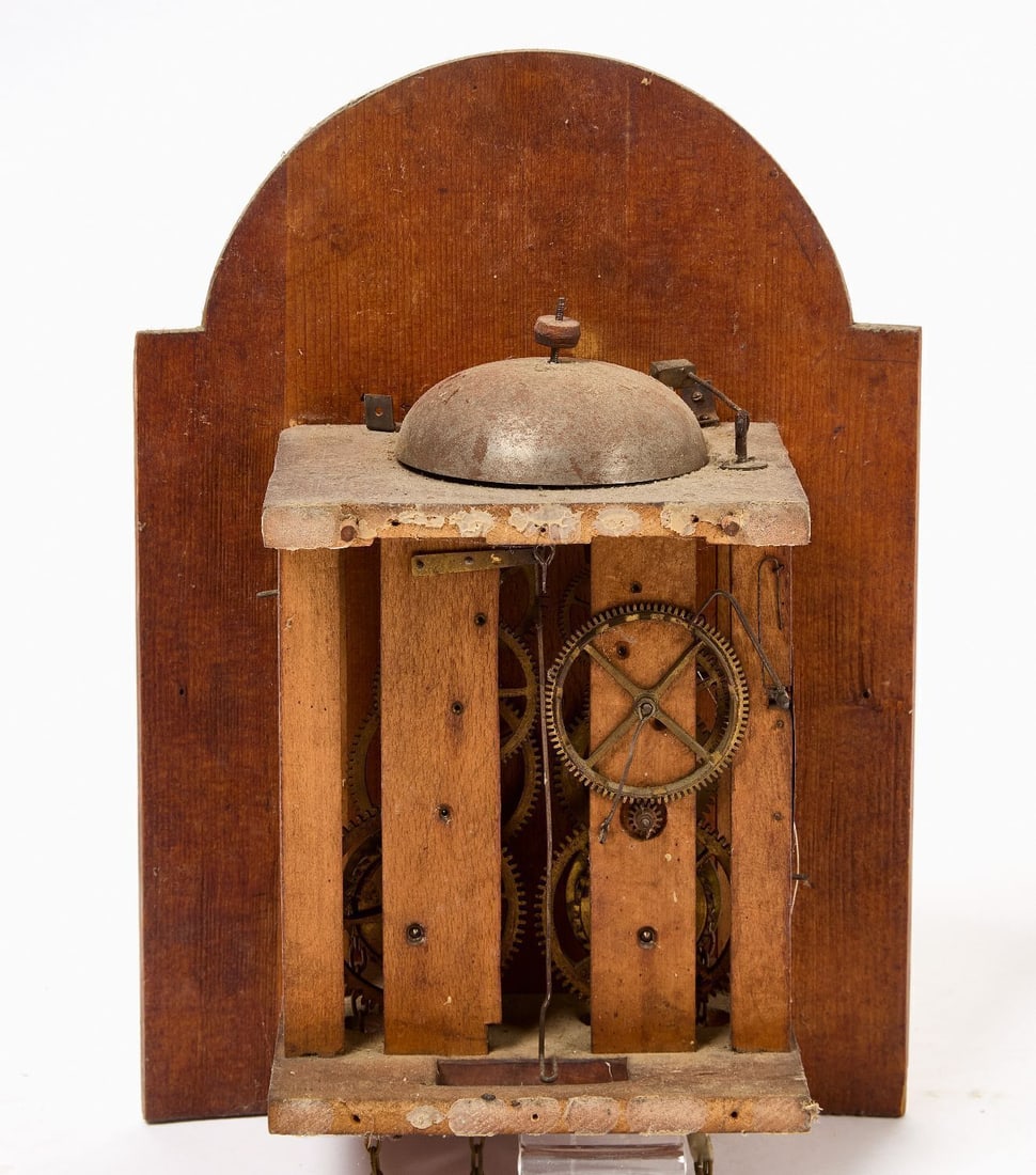 R. Hartmann Paint-Decorated Tall Clock - 7