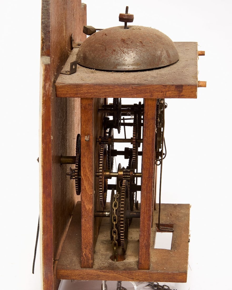 R. Hartmann Paint-Decorated Tall Clock - 9