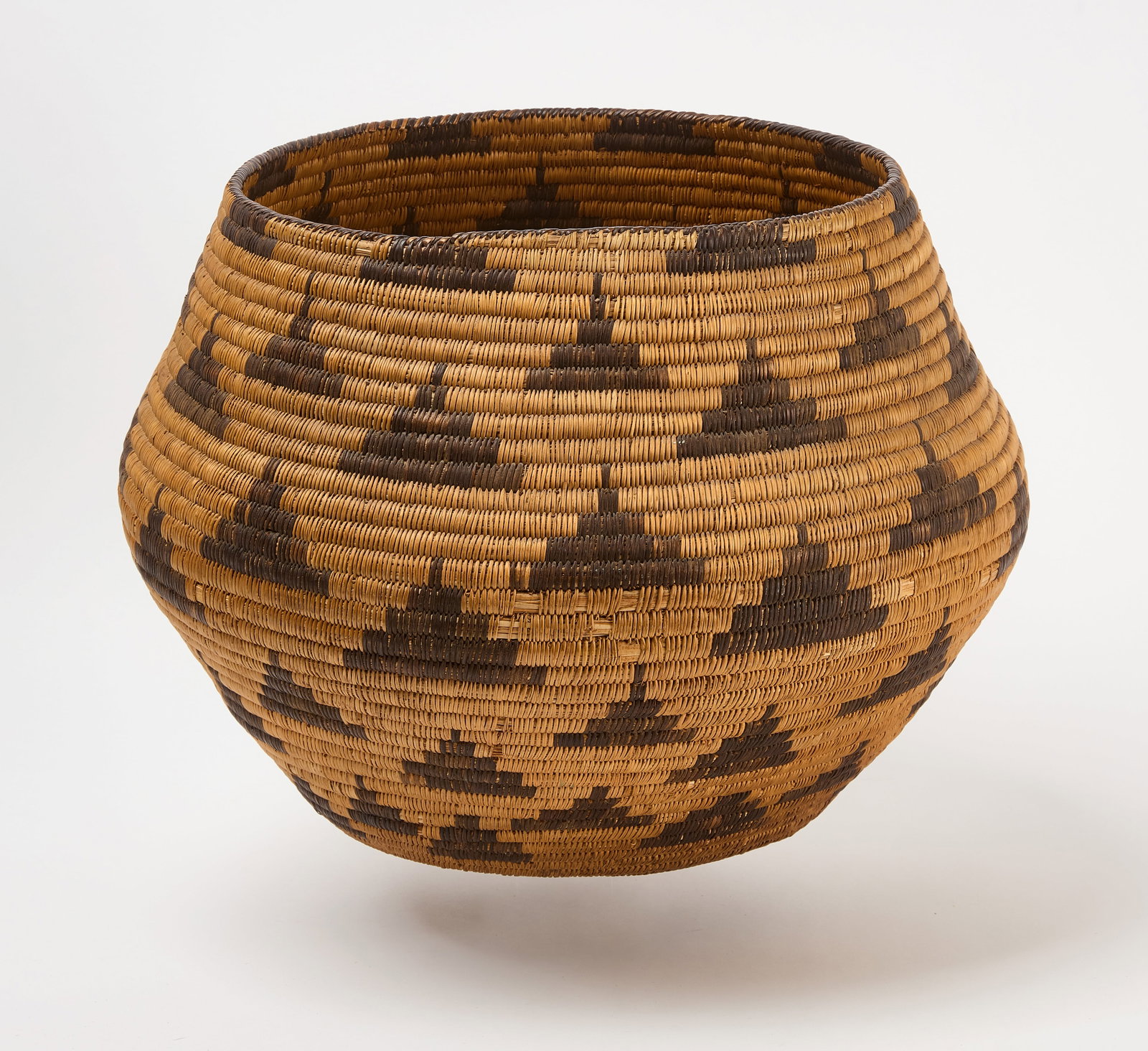 Large Pima Coiled Basket - 2