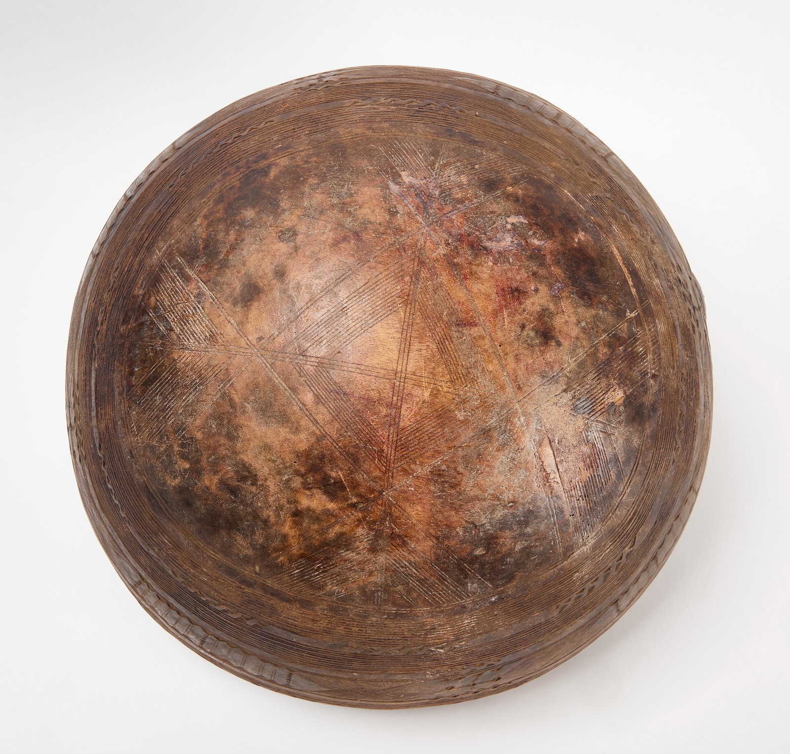 Native American Menominee Burl Bowl - 3
