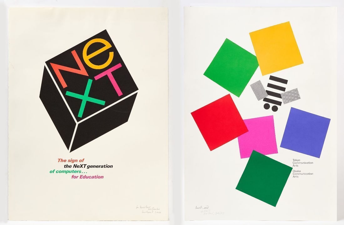 Two Signed Paul Rand Logo Prints (1 of 5)