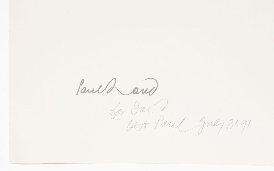Two Signed Paul Rand Logo Prints - 5
