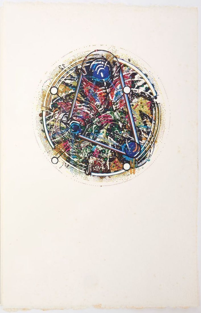 Robert James Reed - 'YOWA': Robert James Reed (Charlottesville, Virginia 1938 – 2015), YOWA, May 1996. Color transfer print on BFK, Moulin du Gué. Print contained in the original BFK Rives paper folder/portfolio,