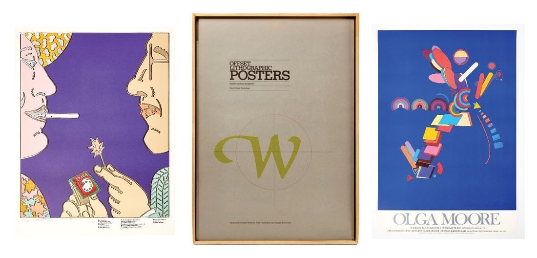 Portfolio of Tyler Offset Workshop Lithographic Works: Twelve Artists/Designers, Including works by (1 of 16)