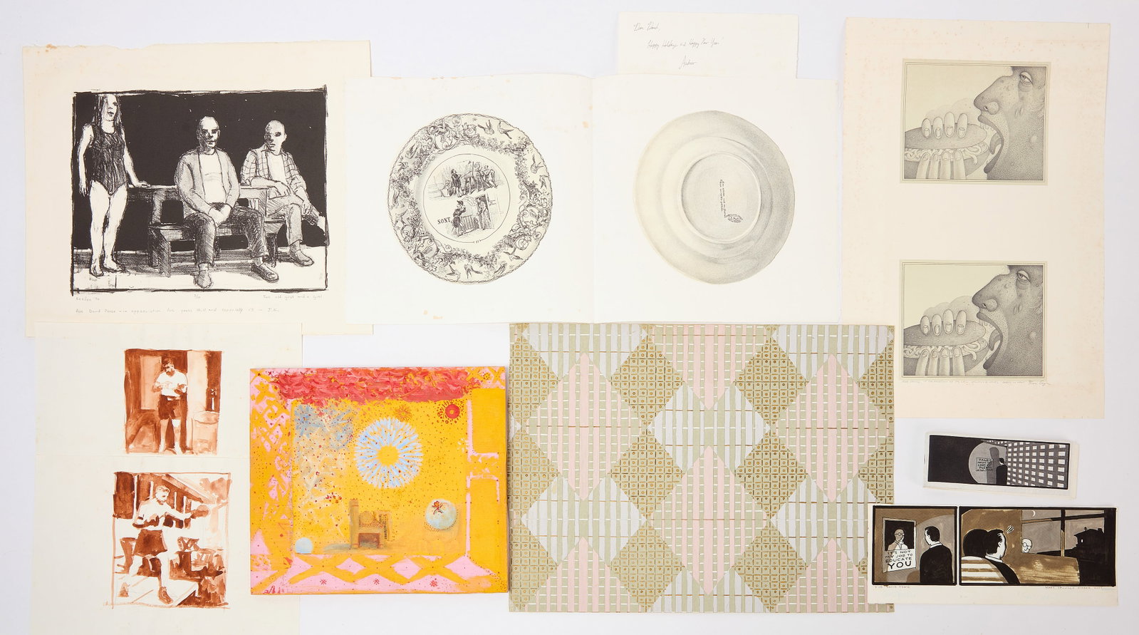 Group of Works from the Collection of David Pease - Including Works by Andrew Raftery and John Hull (1 of 4)