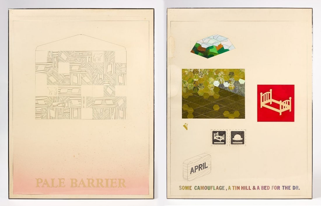 David Pease - Two Large Works on Paper (1 of 2)