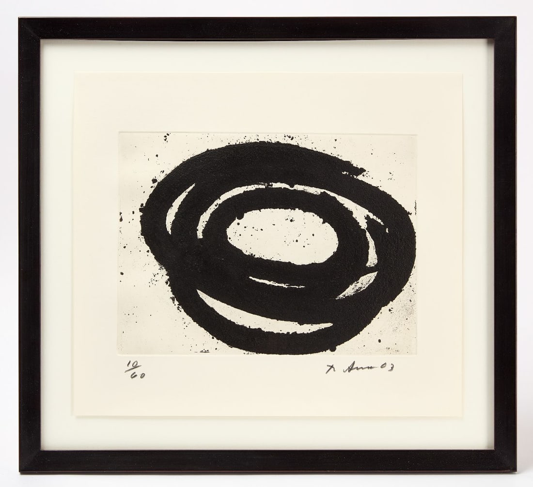Richard Serra - Venice Series Notebook 2001, Plate #19: Richard Serra (American, 1938-2024) Venice Series Notebook 2001, Plate #19, Edition of 10/60. Copper plate etching on Arches paper. Original 18 unique plated published by Gemini G.E.L., Los Angeles, 2
