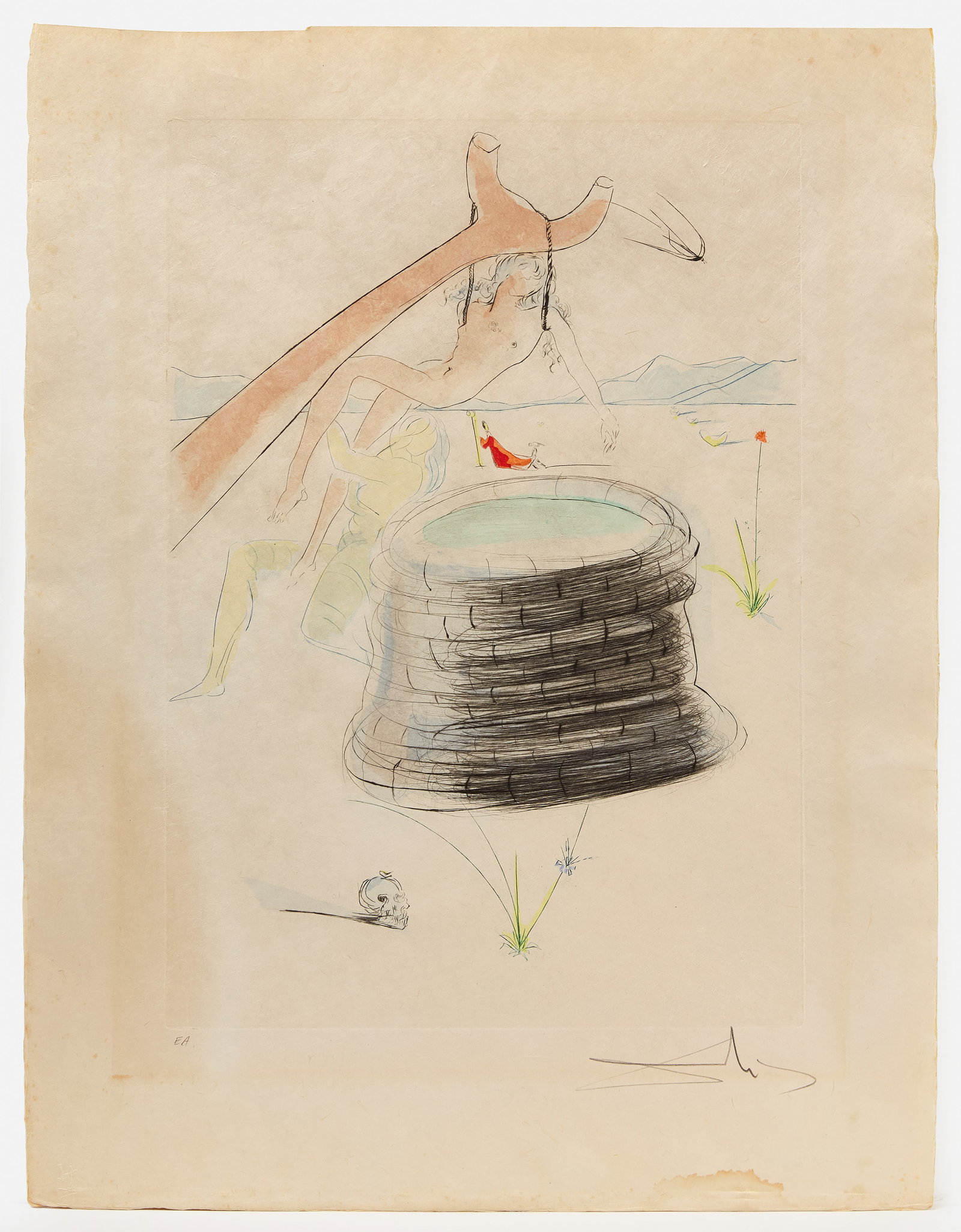 Salvador Dali - "Joseph" Artist Proof, Our Historical Heritage Suite (1 of 4)