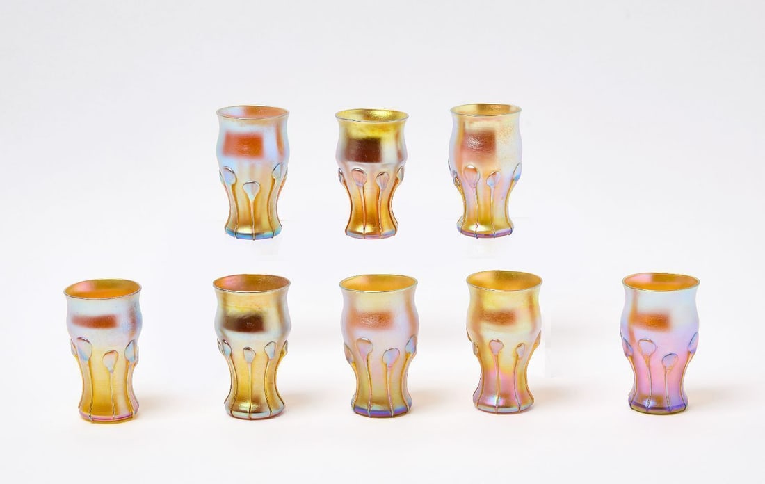 Eight Tiffany Glasses (1 of 4)