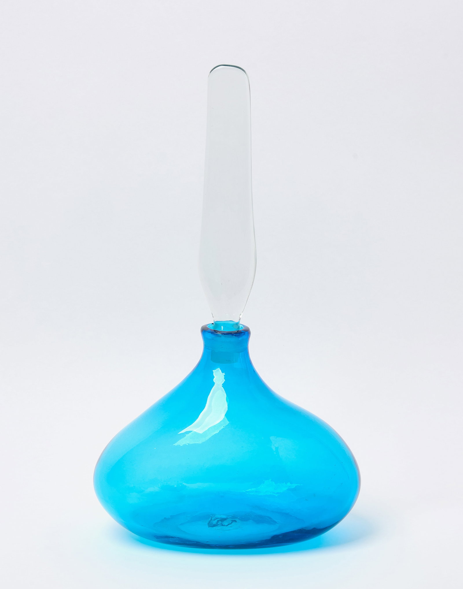 Blenko Glass Decanter, Wayne Husted Design (1 of 4)