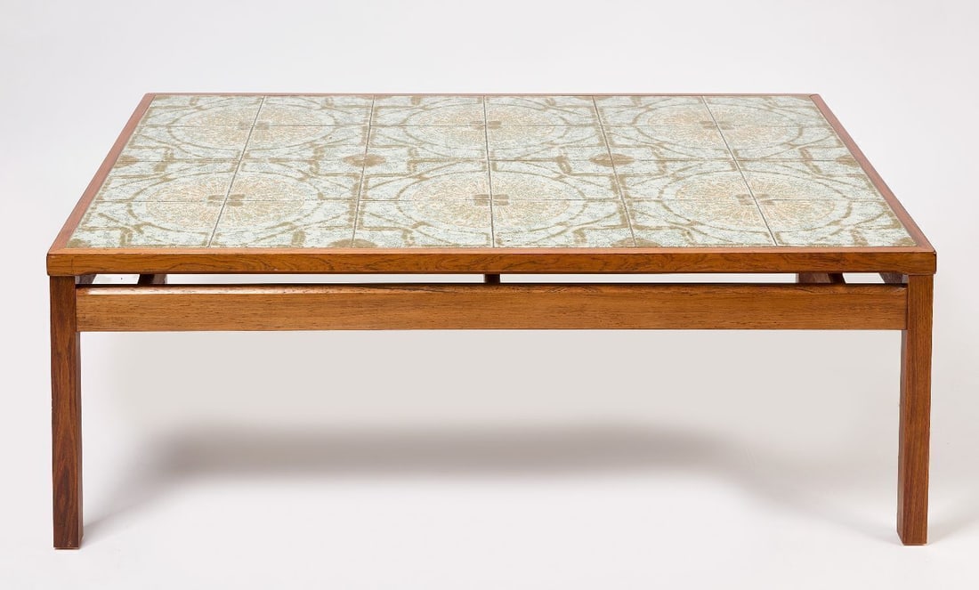 Danish Tile-Top Coffee Table (1 of 3)