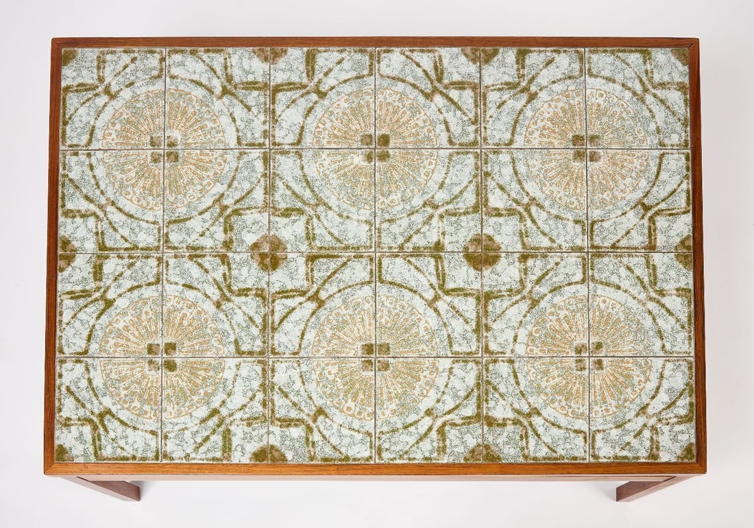 Danish Tile-Top Coffee Table - 2