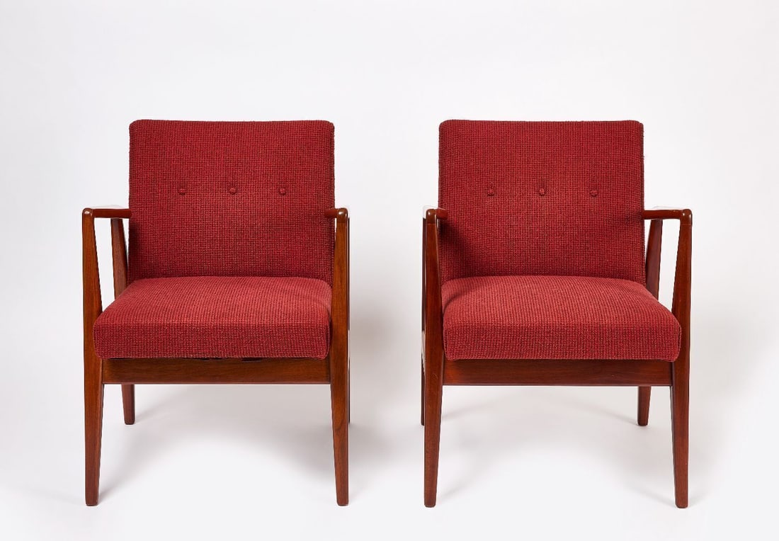 Pair of Jens Risom Armchairs (1 of 5)