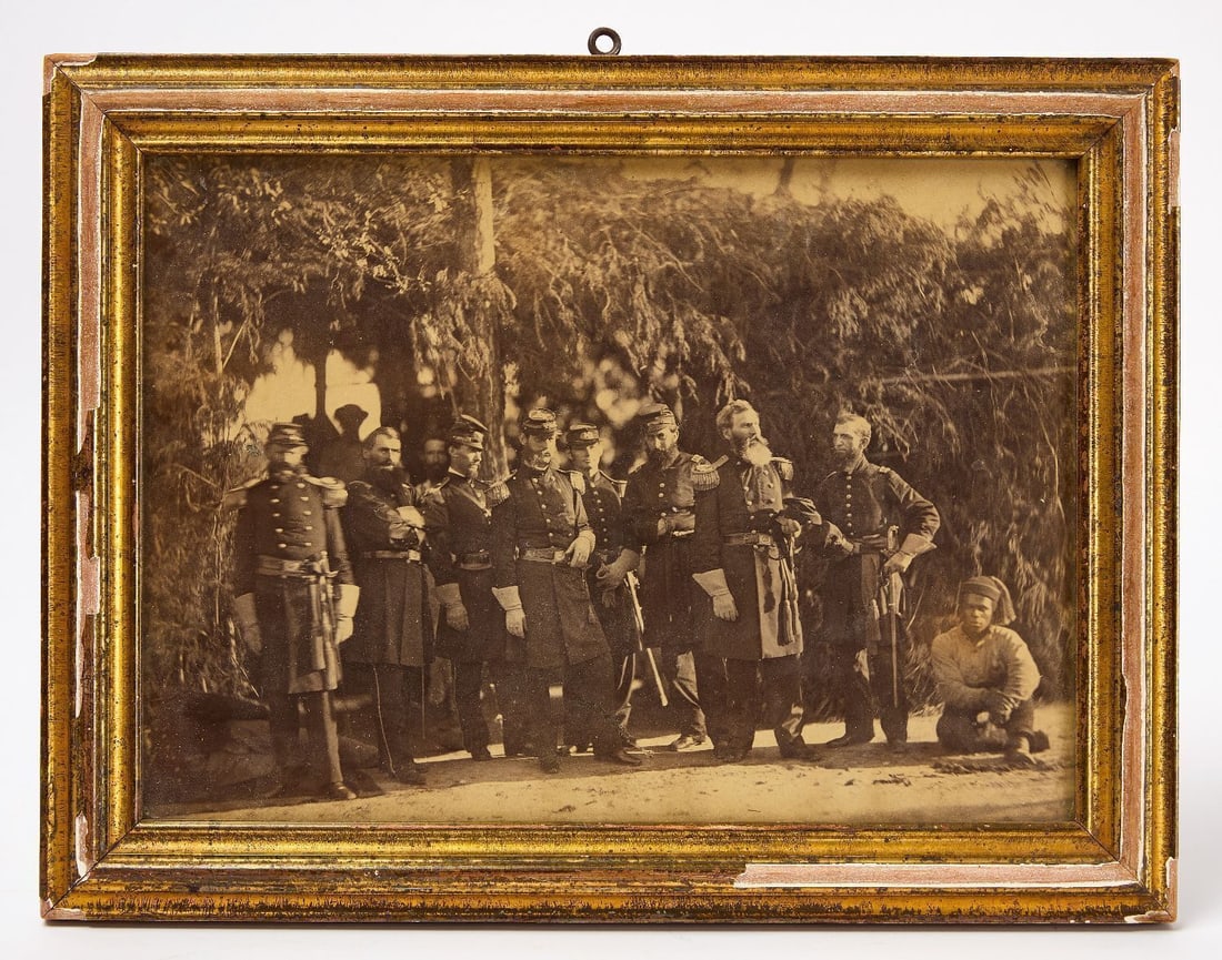 Albumen Photograph of the New York 33rd Infantry, Civil War (1 of 2)