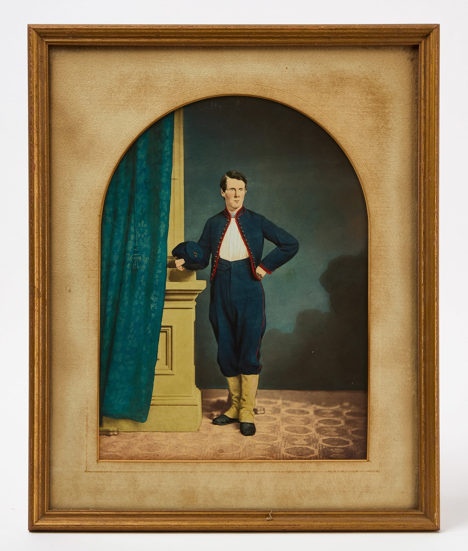 Portrait Engraving of Pennsylvania Soldier Richard Johnstone (1 of 2)
