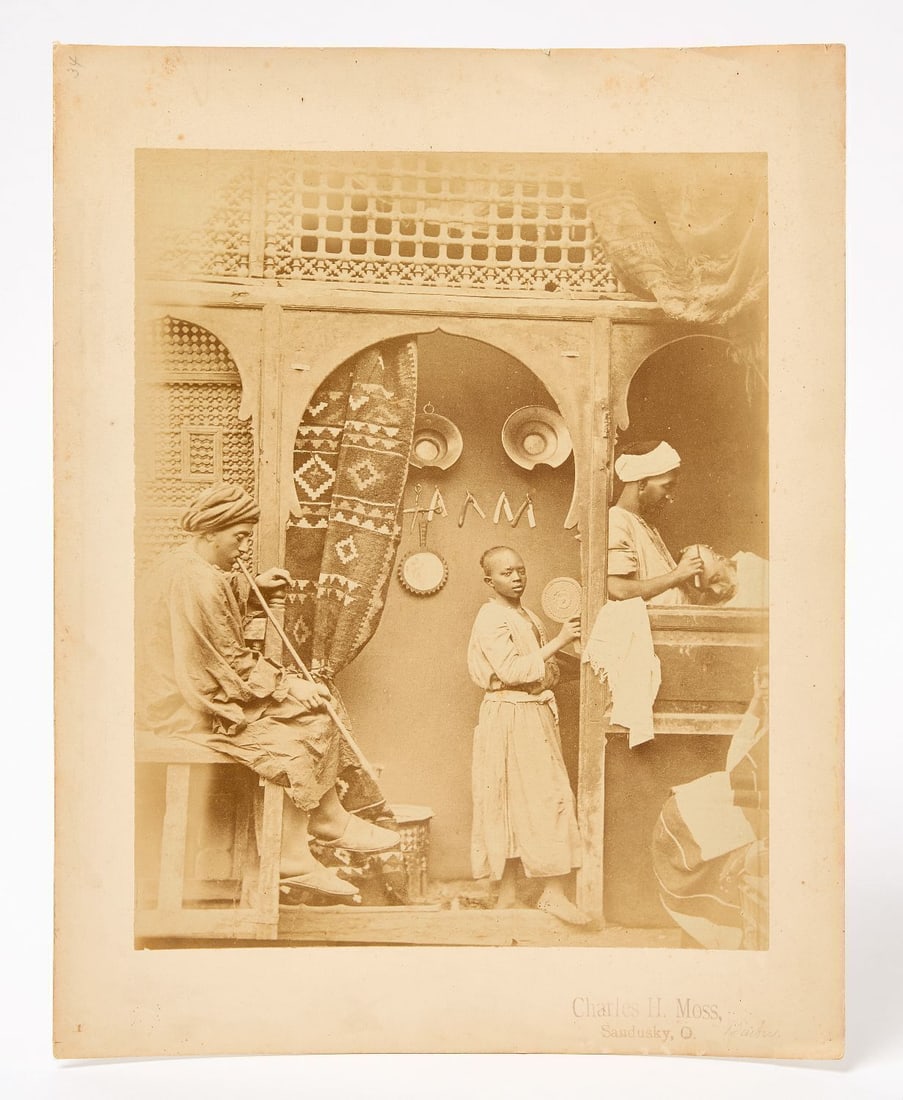 Five Albumen Prints of Egypt and India (1 of 5)