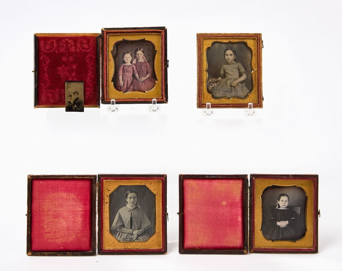 Four Daguerreotype Portraits of Girls (1 of 2)