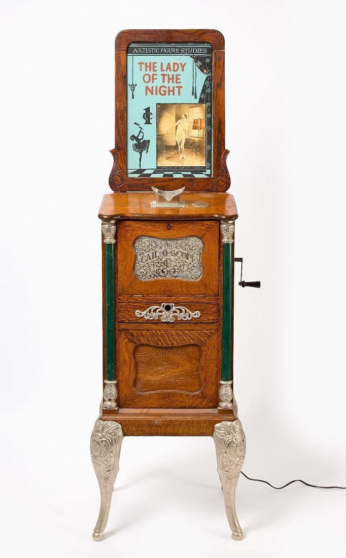Cail-O-Scope Auto Stereo Viewer - The Lady of the Night (1 of 5)