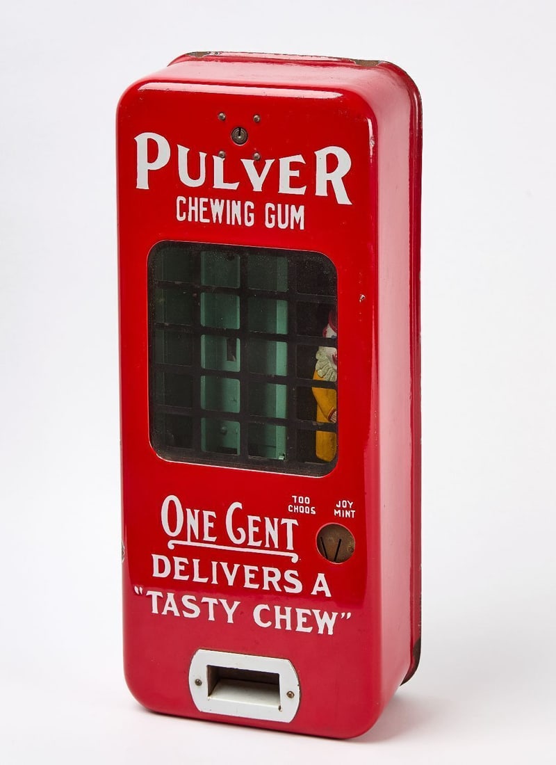 Pulver 'Short Case' One Cent Chewing Gum Vendor (1 of 4)